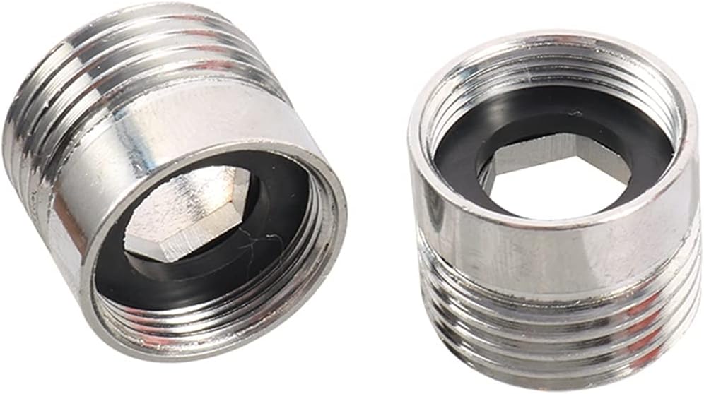 Generic Utility Hose Butt Hose Connector Adapter Stainless Steel M18 Internal Thread and 1/2"" External Thread Connector Water Purifier Faucet Accessories Garden Irrigation Tool 1