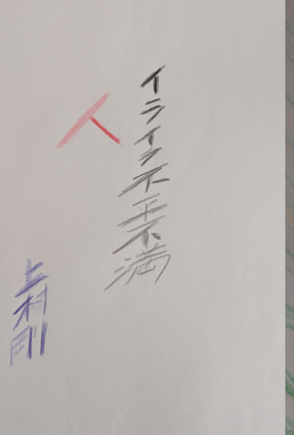 イライラ不平不満　人の数編