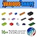 300Pieces Building Blocks Bricks Bulk, 16 Sizes Multiple Mixed Colors, Compatible with LEGO and All Other Brands