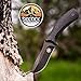 Off-Grid Knives SIDEKICK Compact Fixed Blade EDC Knife - Scout & Vertical Carry Kydex Sheath, Sandvik 14C28N Steel, Full Tang, G10 Grip - Perfect for Everyday Carry, Camping, Hiking, Fishing, Hunting & Boating (Blackout)