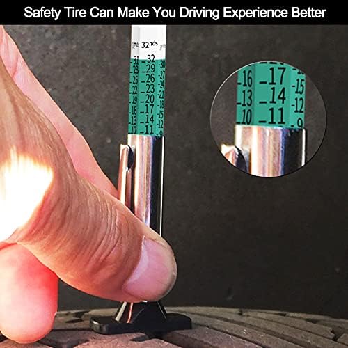 GODESON 88702 Smart Color Coded Tire Tread Depth Gauge - 5