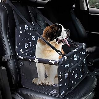 HIPPIH Dog Car Seats for Small Dogs, Collapsible Pet Booster Car Seat