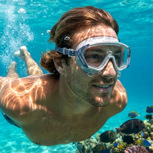 Image of Swim Goggles, Wide Angle Anti-fog and UV Leak Proof Goggles,Swimming Goggles for Adult Youth