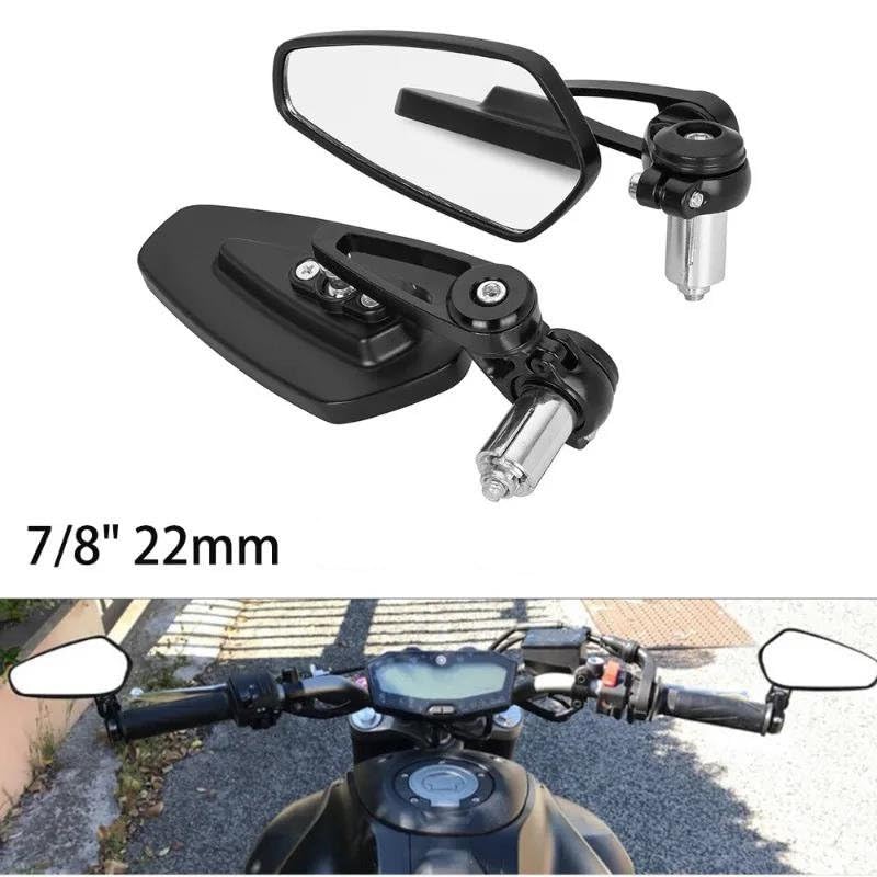 Espejo de extremo de manillar de aluminio para MT-01 y V-MAX 3