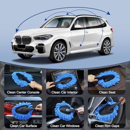 Fitosy 231212-0808-3 Car Interior Duster Detail Brush Cleaning Kit thumb #1