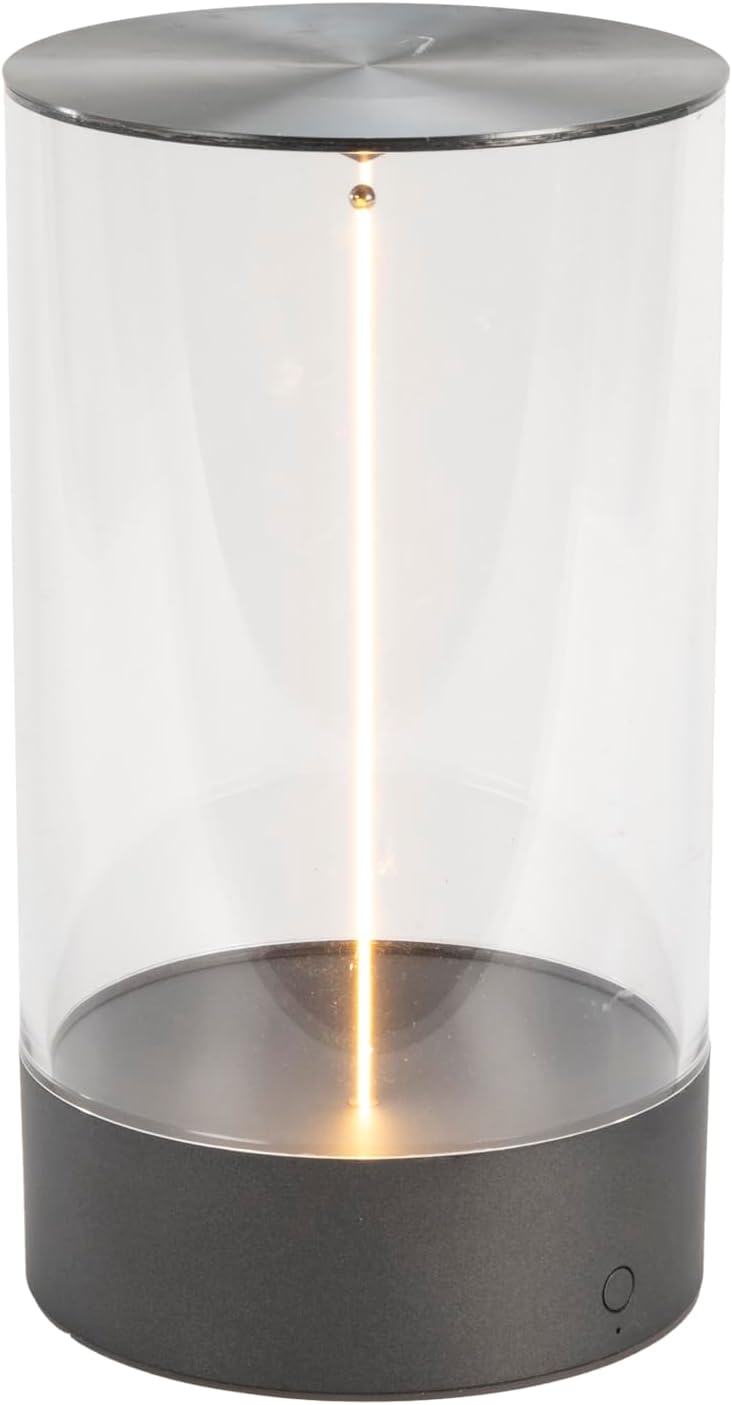 Konstsmide Edison M 7848-370 LED Table Lamp Anthracite Indoor/Outdoor Wireless 12 x 23 x 13 cm