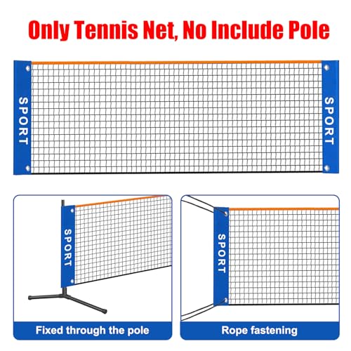 image for Eastgoing 10 ft Mini Portable Soccer Tennis Net | Pickleball Net for D