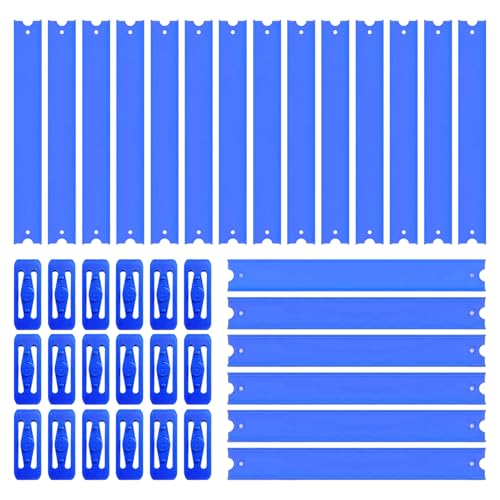 Rails droits pour voitures 1:64 de 4,6 m pour créer de longues pistes de course stables
