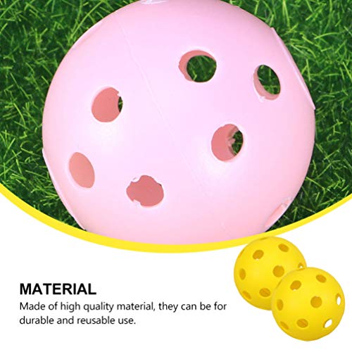Bolas de Golfe Besportble, 50 peças, bolas de plástico vazado, bolas de treino, bola de golfe para u