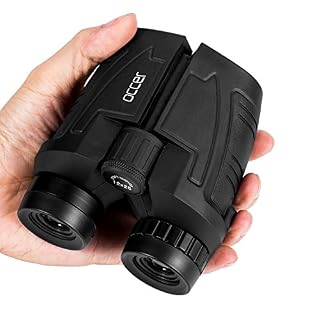 occer 12×25 Compact Binoculars with Clear Low Light Vision, Large Eyepiece Waterproof Binocular for Adults Kids,High Power Easy Focus Binoculars for Bird Watching,Outdoor Hunting,Travel,Sightseeing