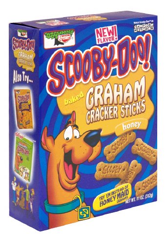 Keebler Baked Graham Cracker Sticks, Scooby-Doo!, Honey, 11-Ounce Boxes (Pack of 6)