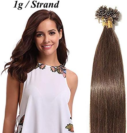 18" SEGO Nano Ring Tip Hair Extensions Real Human Hair [1g*50Strands] #12/613 Golden Brown&Bleach Blonde Micro Loop Beads Pre Bonded Remy Hair Straight (50g)
