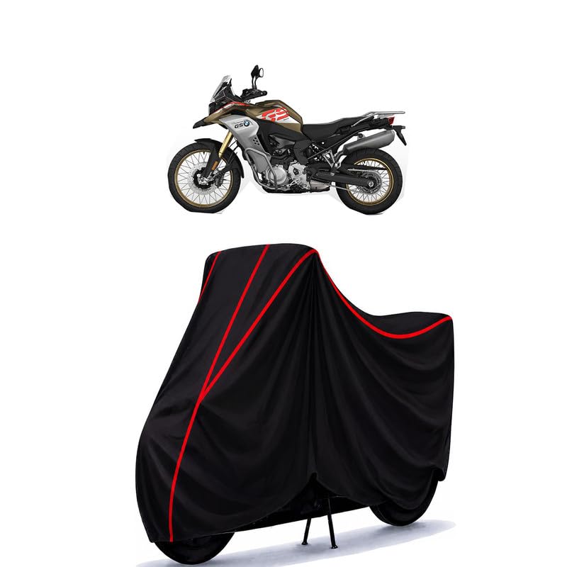 Image of F850 GS Water Resistant Bike Cover for All Motorcycles & Scooters | Heavy Duty Premium Taffeta Fabric | UV Protection, Dustproof, Scratchproof | All Weather Two Wheeler Body Cover with Elastic Bottom