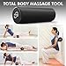 Invincible Fitness 17'' EPP Foam Roller for Deep Tissue Massage – Enhance Recovery, Relieve Pain, and Boost Mobility for a Stronger, Healthier You (Black)