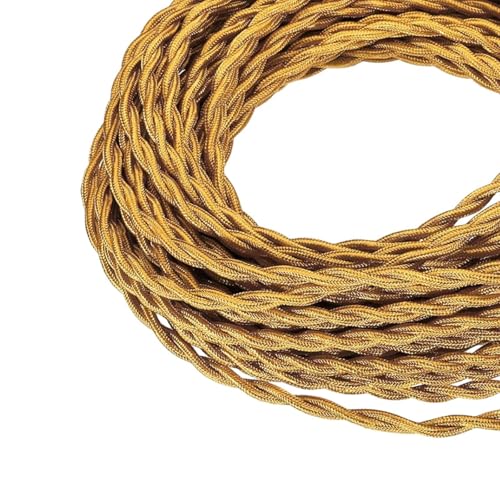 Image of CALANDIS Pendant Light Cord DIY Lighting Fixture Cable for Industrial Bedroom Kitchen Gold | Lighting Parts & Accessories | Lamps, Lighting & Ceiling Fans