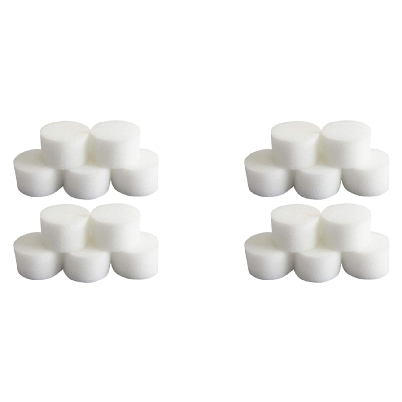 Jnchdghwa White 100 Pcs Hydroponic Sponge Overground, Soilless Hydroponics Vegetable Growing System Greenhouse Plant Gardening Tool 50Mm