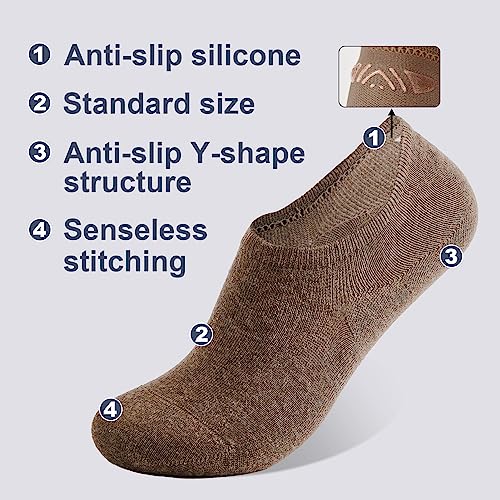 J-BOX Cotton Athletic Quarter Ankle Socks 8/10 Pack - Breathable Cushioned for Running, Gym & Daily Wear2