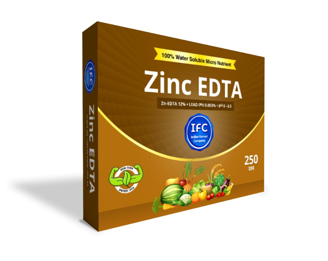 See full amazon price history chart for IFC Zinc EDTA (12%) Fertilizer | 100% water soluble fertilizer | Vital micronutrient essential for plant growth | 250 grams IFC Zinc EDTA (12%) Fertilizer | 100% water soluble fertilizer | Vital micronutrient essential for plant growth | 250 grams (B0CKYQJTMV) Amazon Price History, Amazon Price Tracker