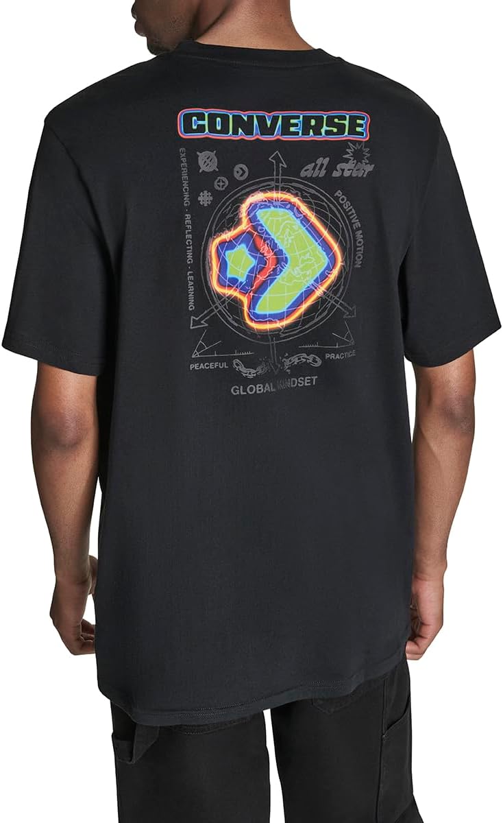 Converse Mens Small Star Chevron Logo Tee - Image 3