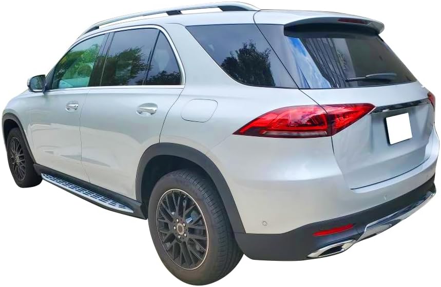 IKON MOTORSPORTS, Running Board Compatible with 2020-2025 Mercedes-Benz W167 V167 GLE SUV Class (Not Fit Coupe), Factory Style Side Step Nerf Bar Pair