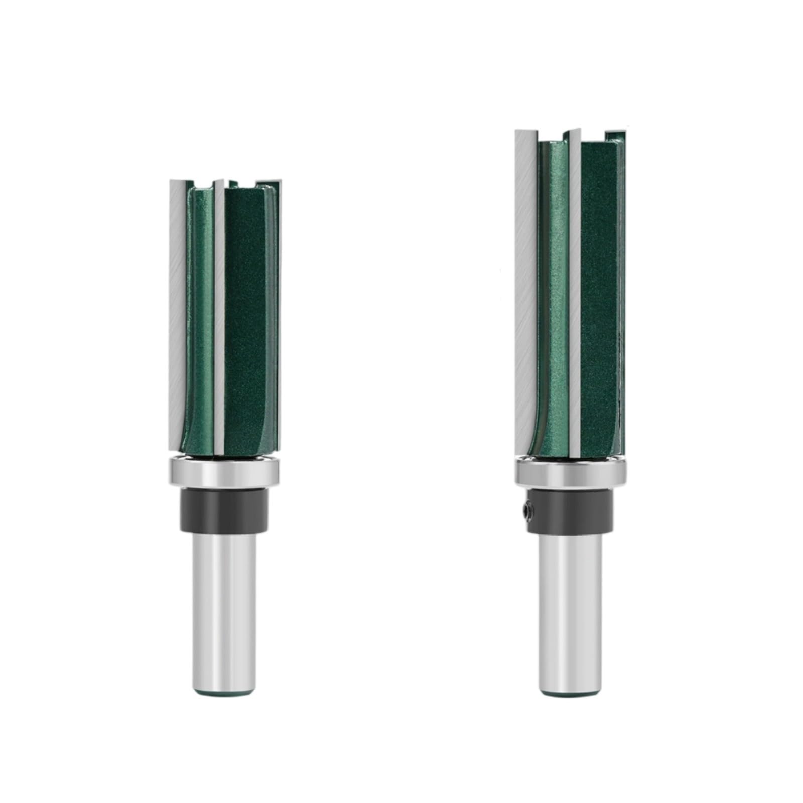 Kalttoy 12Mm 2Pcs 8Mm Shank Bearing Trimming Cutter Woodworking Milling Cutter Bearing Straight Woodworking Milling Wood