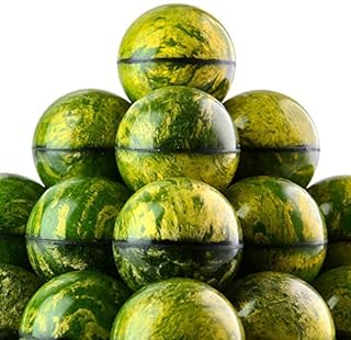 Entervending Bouncy Balls - Rubber Balls for Kids - Gold Bowling Bounce Balls - 100Pcs Large Bouncy Ball 45mm - Super Ball Vending Machine Toys - Bouncing Balls Party Favors