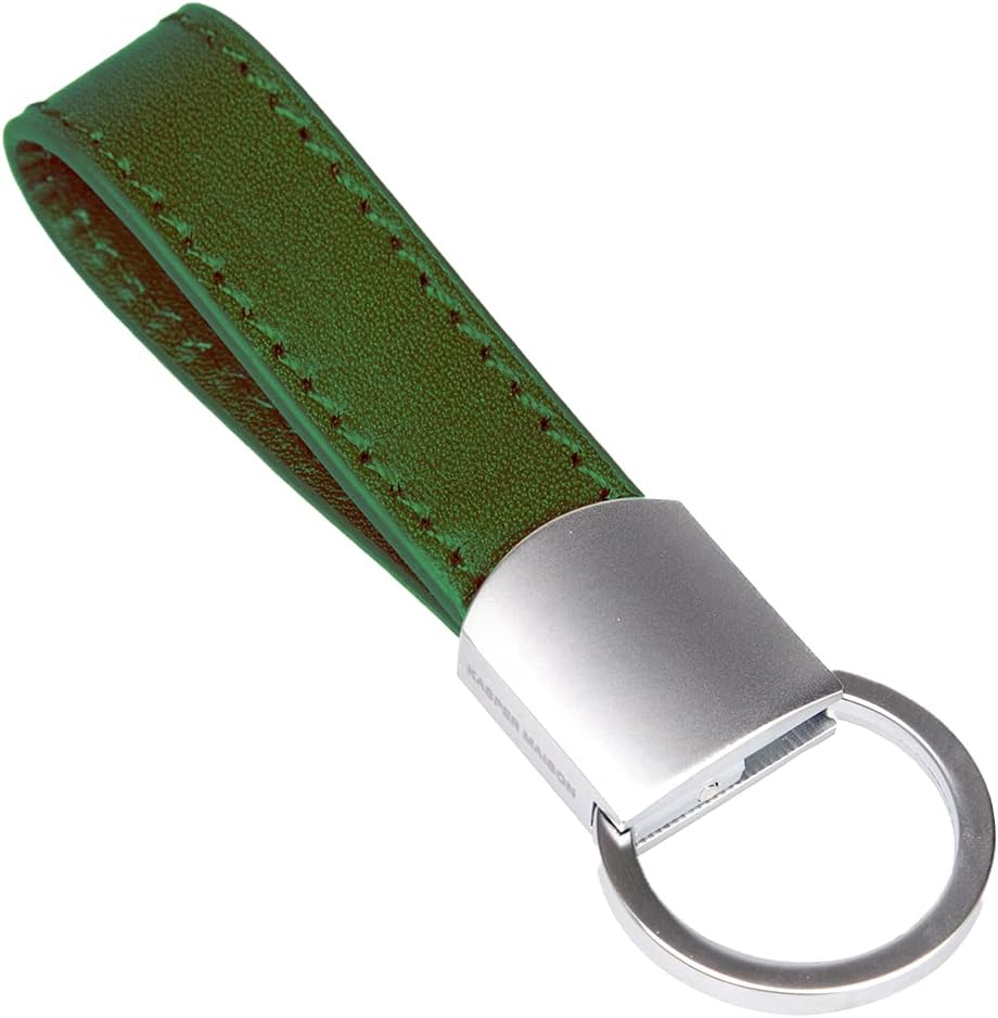 Kasper MaisonPremium Leather Keychain with 4 Premium Keyrings and Luxury Gift Box