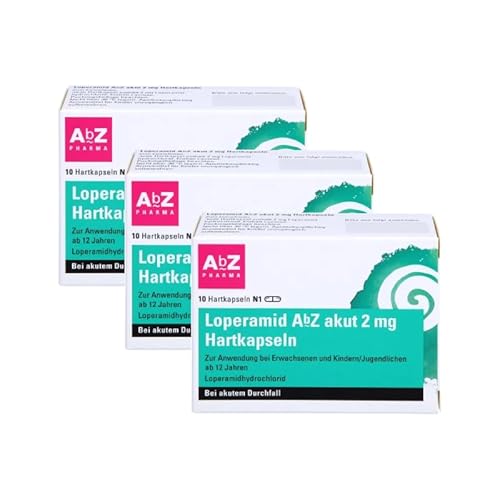 Bodfeld Loperamid AbZ Akut 2mg Hartkapseln 3x10
