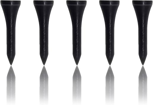 Wooden Golf Tees 3-1/4", 2-3/4", 1-1/2" Available,100 Count Natural Color, White, Black, Blue, Red, Pink