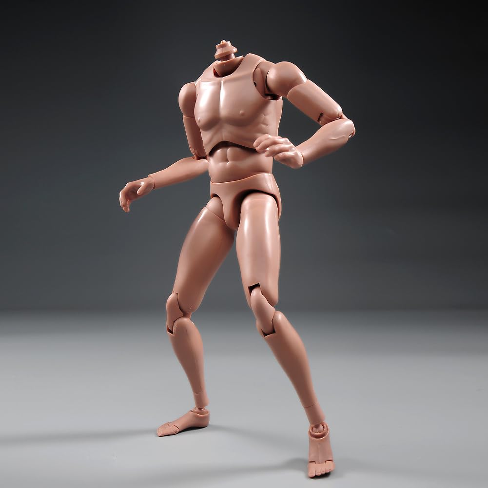 Amazon.co.jp: RoofWorld 1:6スケールヌード男性フィギュアボディ