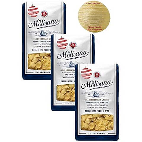 La Molisana Orecchiette Pugliesi No.30 Dried Pasta 1.5kg (3 x 500g) Cover