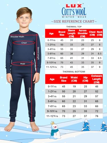 Image of Lux Cott's Wool Boys Thermal Set