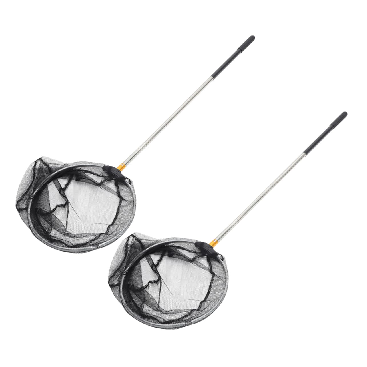 Toddmomy 8pièces Filet De Télescopique Épuisette Portable pour Attraper Poissons Insectes Et Accessoire De Extérieur Et Léger