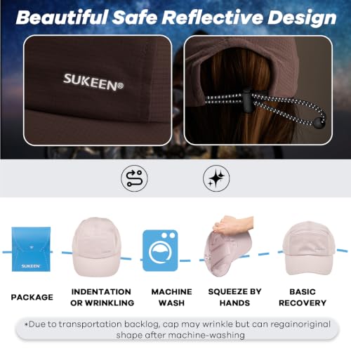 Image of Sukeen Lightweight Running Hat for Women Sports Baseball Cap Unstructured