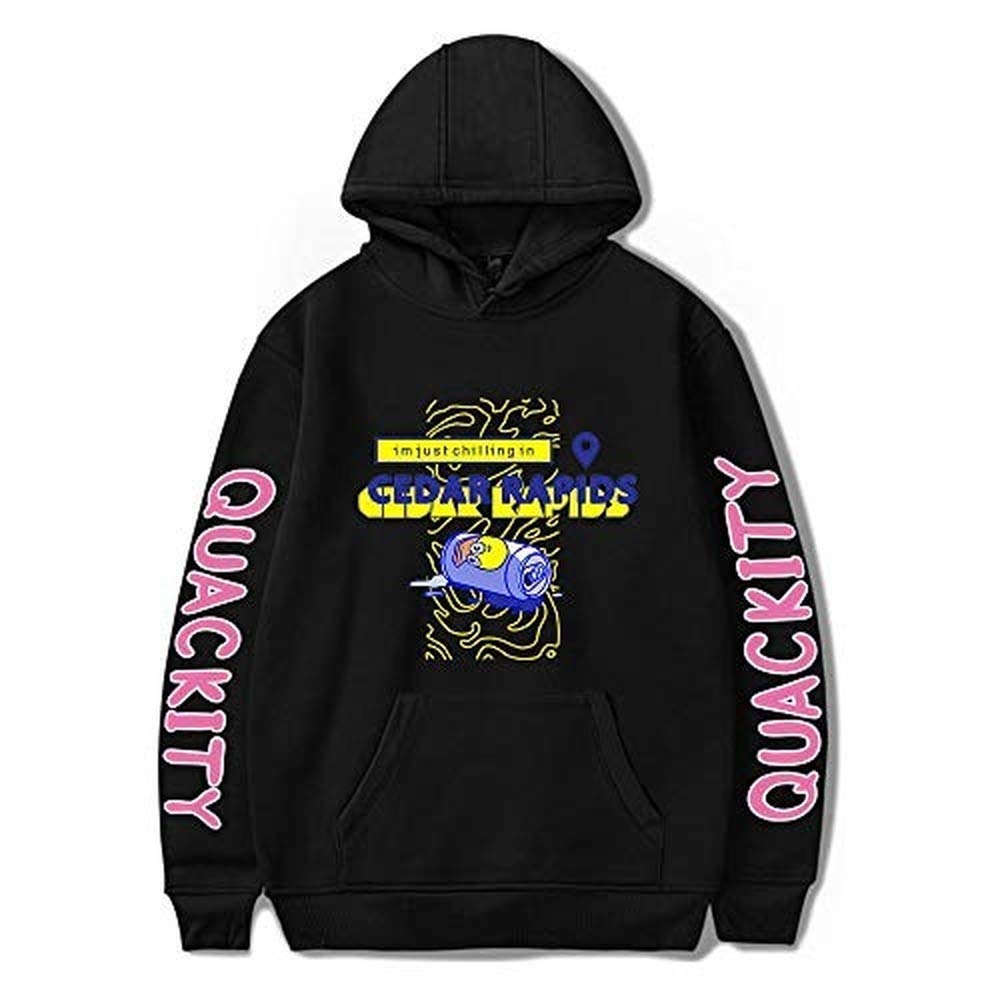 Quackity Merch Quackity Habibi Duck Men's/Women's Uniform Hoodie  Jacket-Crew Neck Sweatshirt