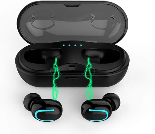HAJZF Auricolare Bluetooth 4 2 con vano Ricarica Mini Ultra Piccolo Invisibile Movimento Wireless binaurale nell orecchio HAJZF Auricolare Bluetooth 4 2 con vano Ricarica Mini Ultra Piccolo Invisibile Movimento Wireless binaurale nell orecchio