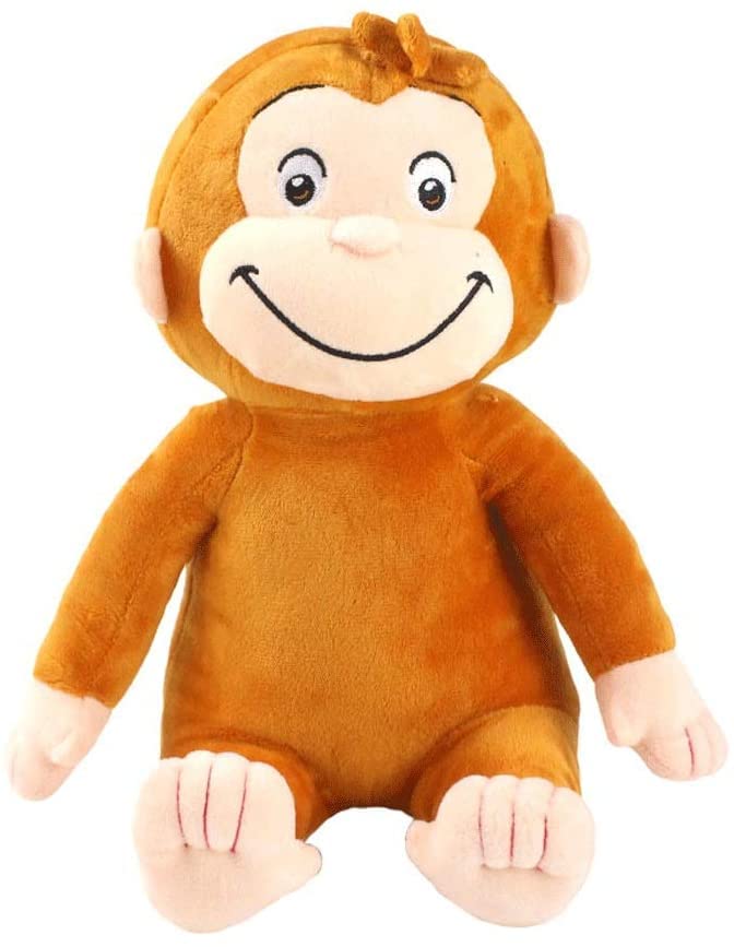 LUYAOCurious George Plush Doll Monkey Plush Stuffed Animal Toys For Boys and Girls 9.2 Inch (monkey)
