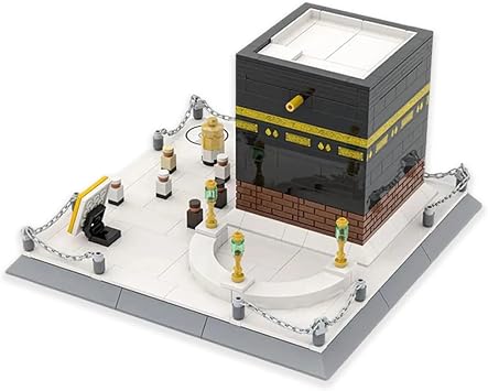 Islamic Mosque Kaaba Building Blocks Set, Mecca Mosque Model Construction Toy, Islamic muslim blocks hajj Architecture DIY Bricks for Teen & Adults, Educational & Collectible Gift