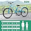 LILYPELLE Mountain Tricycle for Adults, 7 Speed Three Wheel Bikes, 24/26/27.5 Inch Men's Women's Tricycles Trikes with Shopping Basket #2