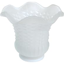 Flower Shaped Bulb Guard Lamp Shade Glass Pendant Light Covers for Office Bedroom Wedding