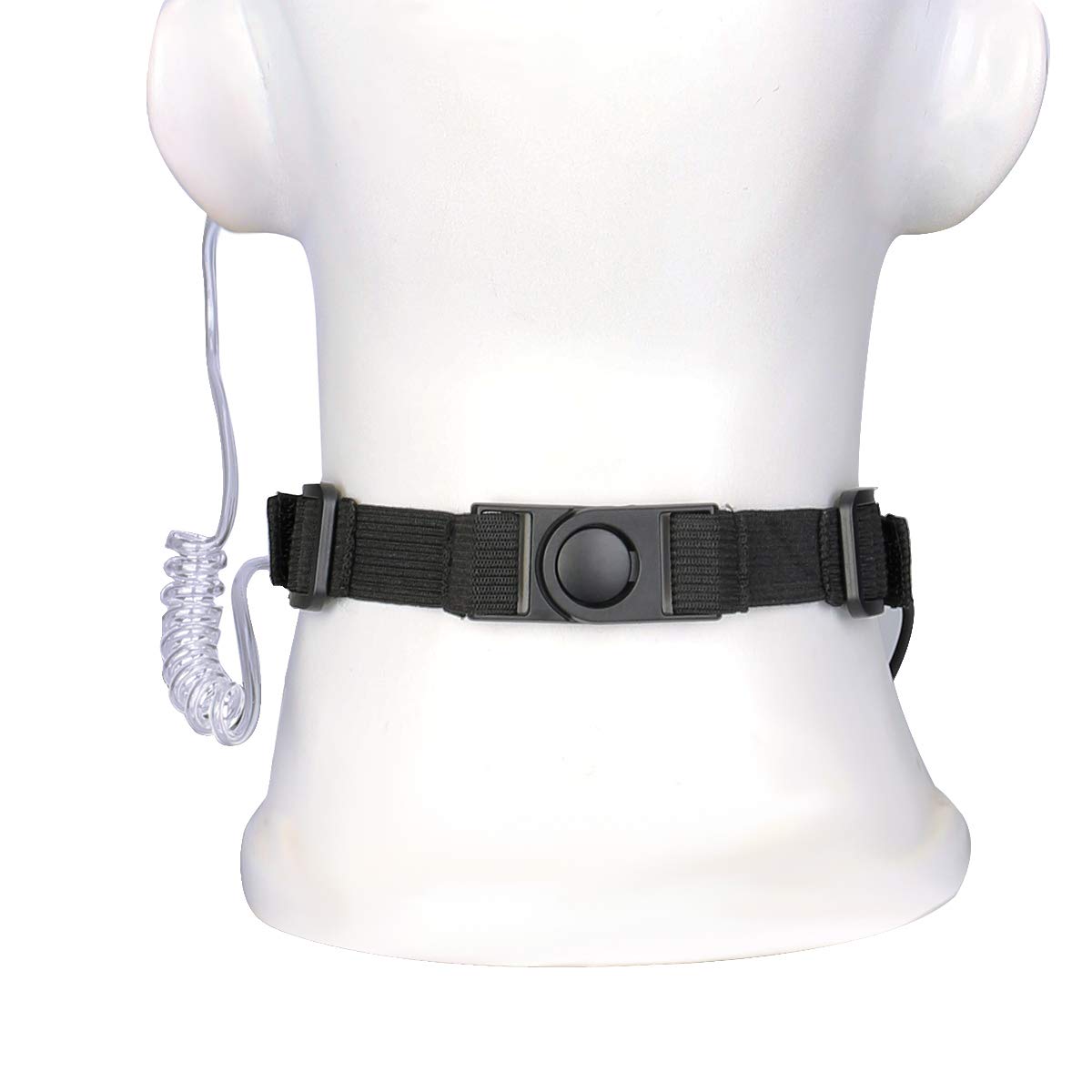 Retevis ETK003 Throat Mic 2 pin Cuffie Throat Mic Tubo Acustico Nascosto con Microfono PTT Compatibile con Walkie Talkie RT24 RT22 RT15 RT619 ESYNiC Nestling Baofeng BF-88E BF-888S UV-5R (1 pz)