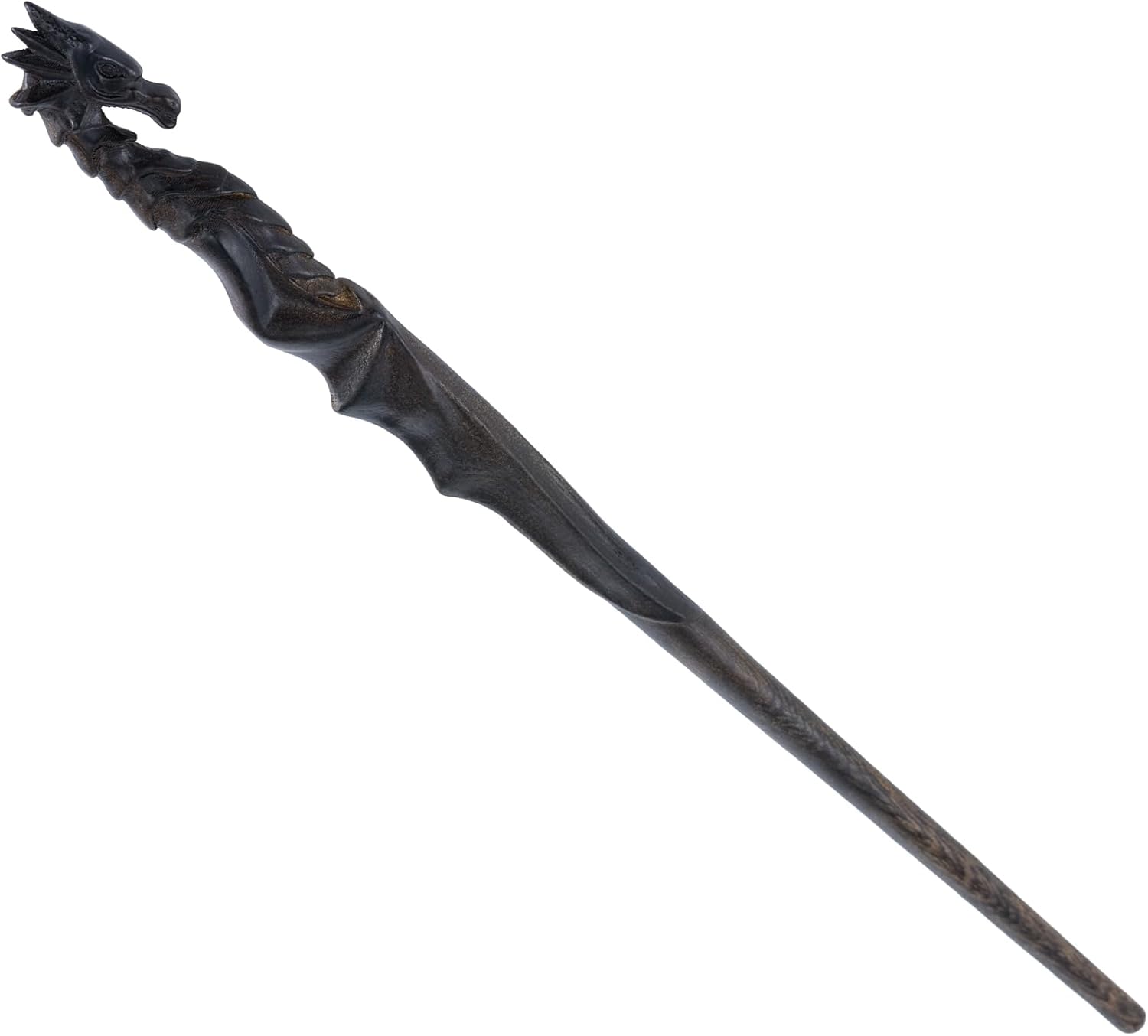 Handicraftviet Euro Dragon Wand, Wood Magic Wand with Wood Handle Design, Collectible Wizard Wand with Display Box (Euro Dragon Wand)