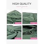 Dokotoo Womens 2025 Hoodies Button Collar Drawstring Hooded Pullover Sweatshirt Casual Long Sleeve Tops Shirts - Image 5