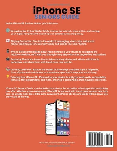 Independently Published Jordan, Brad Iphone Se Seniors Guide: The Step-By-Step Manual To Master Your Iphone Se With Confidence And Ease thumb #1