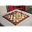 Rosewood Board W/ Dgt Golden Rosewood Dubrovnik Chess Pieces
