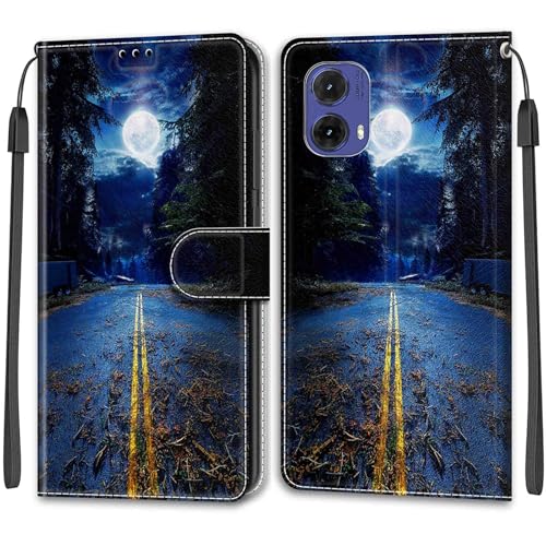 Cover per Motorola Moto G85 5G Antiurto Portafoglio Custodia con Slot per Schede Funzione Stand Flip Compatibile Moto G85 5G