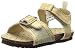 OshKosh B'Gosh Britt Girl's Glitter Sandal, Gold, 8 M US Toddler