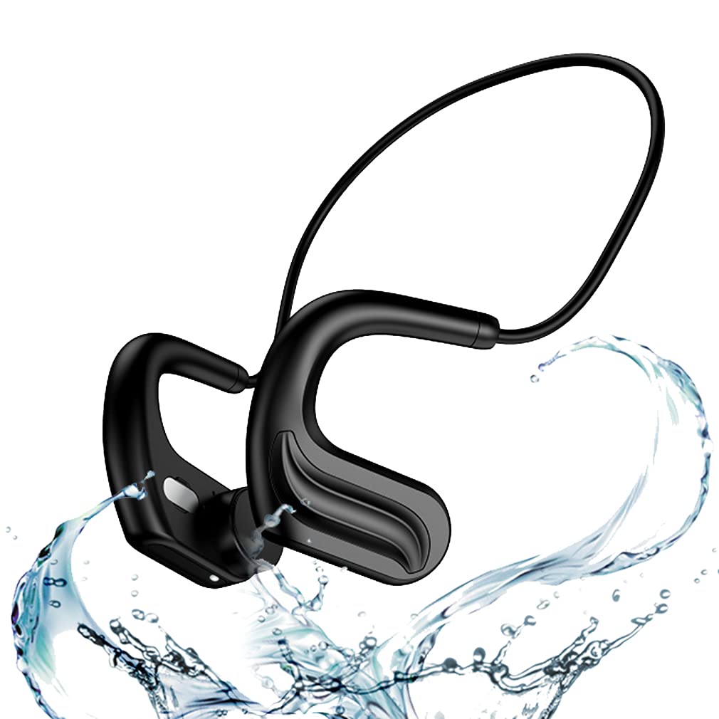 TELNP Zwemmen hoofdtelefoon, IPX8 waterdichte hoofdtelefoon zwemmen