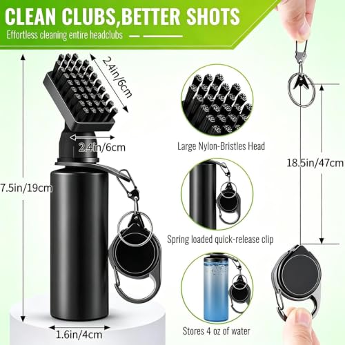 Cepillo de agua para golf ideal para mantener tus palos limpios 6