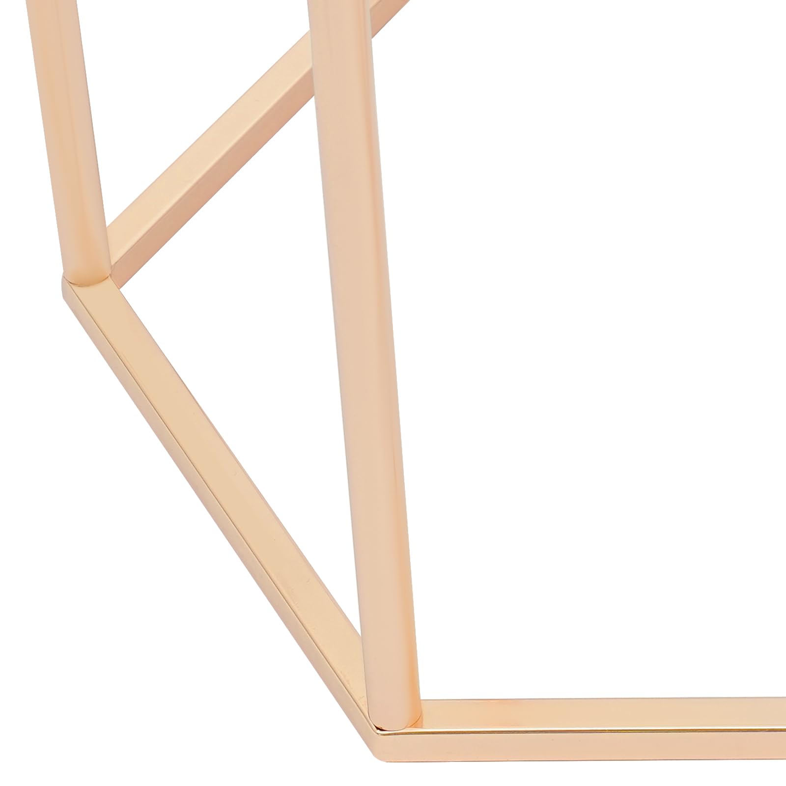 2-poziomowy stojak na kwiaty, 3 szt., metalowy stojak na wazony, na wesele, wysokość 60, 80 i 100 cm, geometryczne, sześciokątne wazony na elementy środkowe, nakładka na tablicę, dekoracja